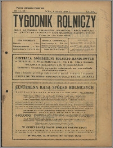 Tygodnik Rolniczy 1930, R. 14 nr 21/22