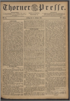 Thorner Presse 1887, Jg. V, Nro. 35 + Beilagenwerbung