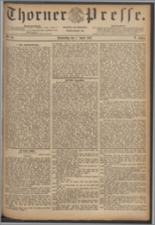 Thorner Presse 1887, Jg. V, Nro. 82