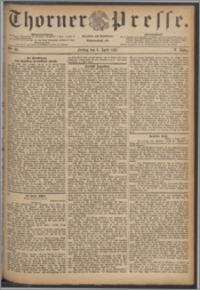 Thorner Presse 1887, Jg. V, Nro. 83