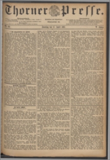 Thorner Presse 1887, Jg. V, Nro. 89 + Beilage