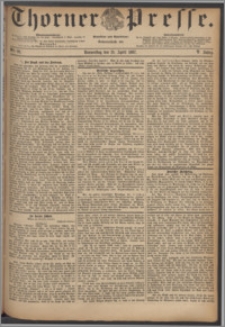 Thorner Presse 1887, Jg. V, Nro. 92