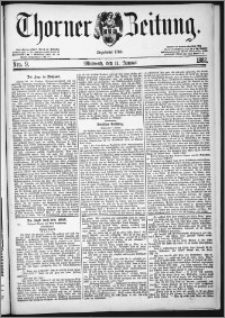 Thorner Zeitung 1882, Nro. 9