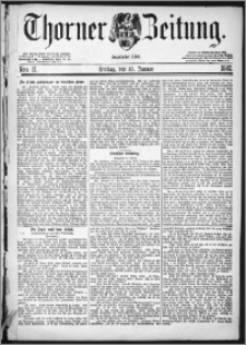 Thorner Zeitung 1882, Nro. 11