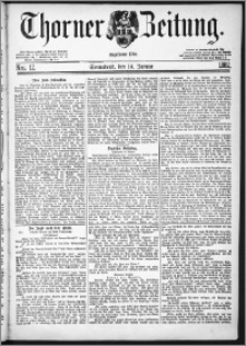 Thorner Zeitung 1882, Nro. 12