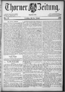 Thorner Zeitung 1882, Nro. 13