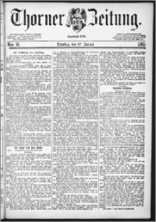 Thorner Zeitung 1882, Nro. 14