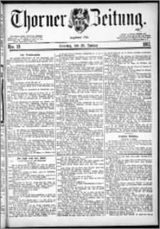 Thorner Zeitung 1882, Nro. 19