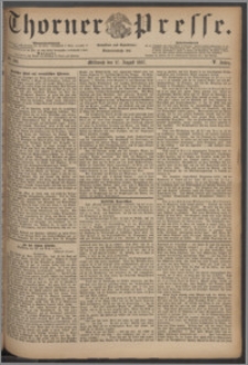 Thorner Presse 1887, Jg. V, Nro. 190