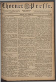 Thorner Presse 1887, Jg. V, Nro. 197