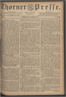 Thorner Presse 1887, Jg. V, Nro. 213