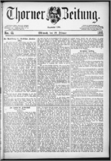 Thorner Zeitung 1882, Nro. 45