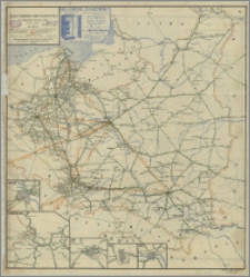 Mapa polskiej sieci kolejowej : do urzędowego rozkładu jazdy : podziałka 1:2 000 000