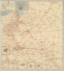 Mapa polskiej sieci kolejowej : do urzędowego rozkładu jazdy : podziałka 1:2 000 000