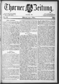 Thorner Zeitung 1882, Nro. 51