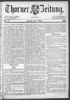 Thorner Zeitung 1882, Nro. 67 + Beilage