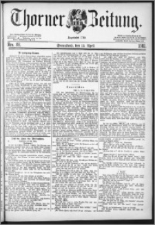 Thorner Zeitung 1882, Nro. 88