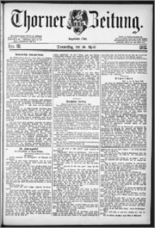 Thorner Zeitung 1882, Nro. 92