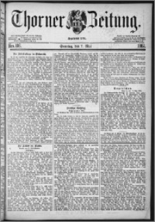 Thorner Zeitung 1882, Nro. 106