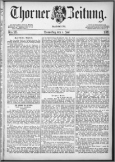 Thorner Zeitung 1882, Nro. 125