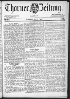 Thorner Zeitung 1882, Nro. 139