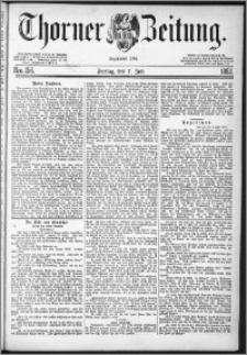 Thorner Zeitung 1882, Nro. 156