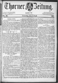 Thorner Zeitung 1882, Nro. 185