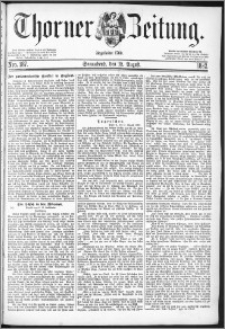 Thorner Zeitung 1882, Nro. 187
