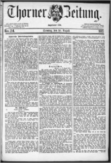 Thorner Zeitung 1882, Nro. 194