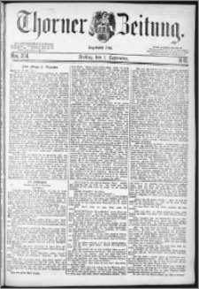 Thorner Zeitung 1882, Nro. 204
