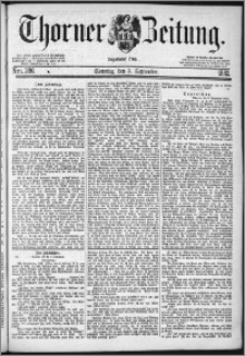 Thorner Zeitung 1882, Nro. 206