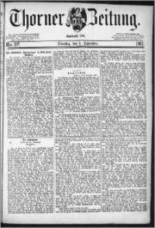Thorner Zeitung 1882, Nro. 207