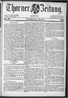 Thorner Zeitung 1882, Nro. 209