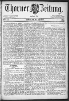 Thorner Zeitung 1882, Nro. 212 + Beilage