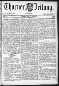 Thorner Zeitung 1882, Nro. 214