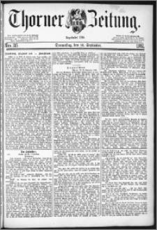 Thorner Zeitung 1882, Nro. 215