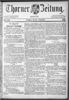 Thorner Zeitung 1882, Nro. 225