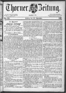 Thorner Zeitung 1882, Nro. 228