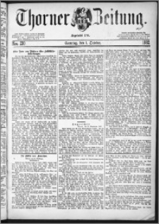 Thorner Zeitung 1882, Nro. 230 + Beilage