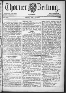 Thorner Zeitung 1882, Nro. 231