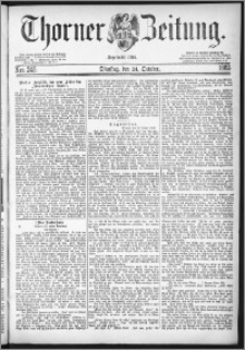 Thorner Zeitung 1882, Nro. 249