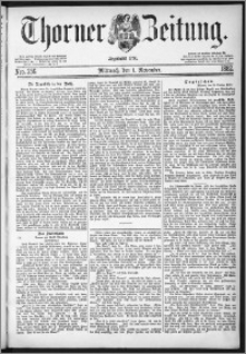 Thorner Zeitung 1882, Nro. 256