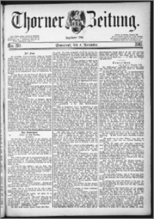 Thorner Zeitung 1882, Nro. 259
