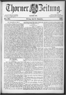 Thorner Zeitung 1882, Nro. 264