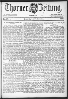 Thorner Zeitung 1882, Nro. 275
