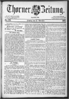Thorner Zeitung 1882, Nro. 279