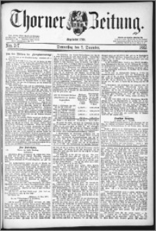 Thorner Zeitung 1882, Nro. 287