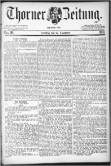 Thorner Zeitung 1882, Nro. 291 + Beilage, Extra-Beilage