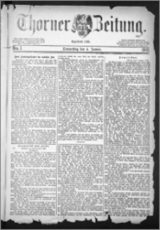 Thorner Zeitung 1883, Nro. 2