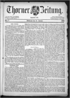 Thorner Zeitung 1883, Nro. 7 + Extra-Blatt